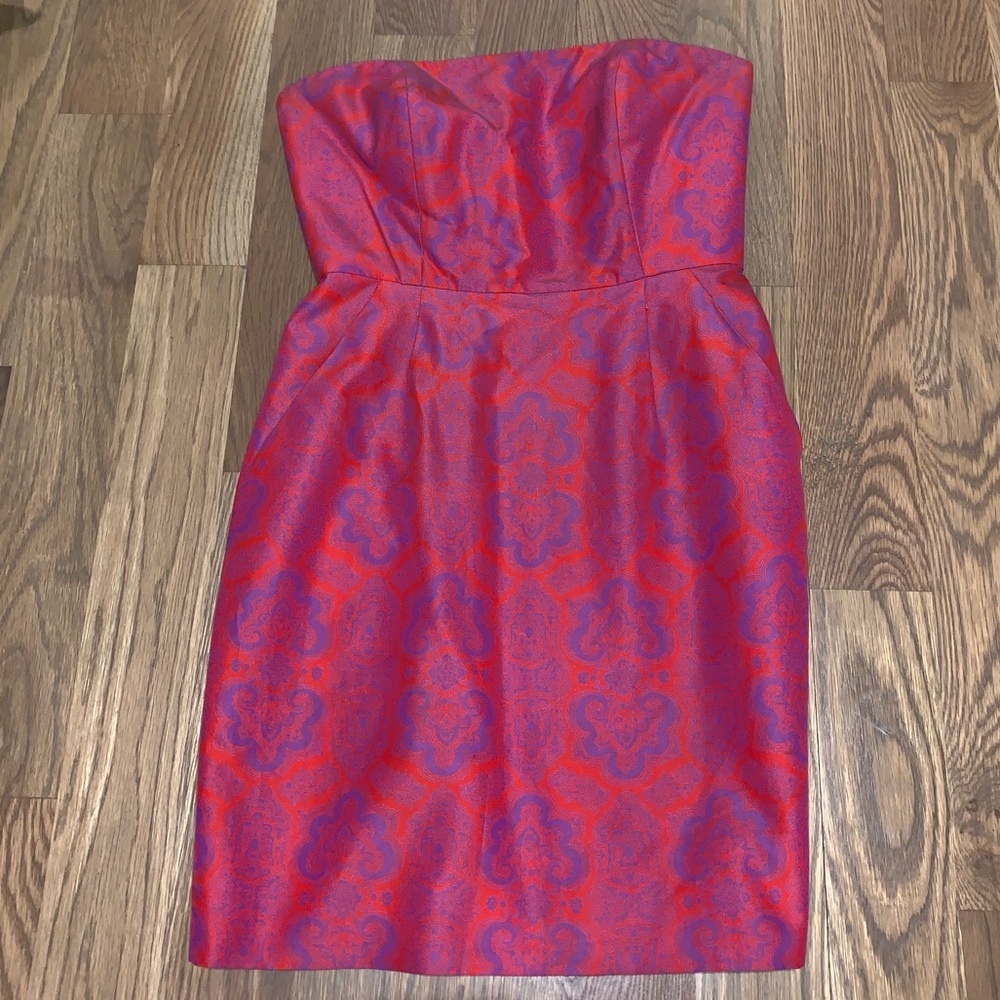 J.Crew strapless dress size 0 - pink - Picture 2 of 7